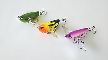 Amazon.co.jp: ノイジー 3色 セット 12.5g 6cm トップウォーター